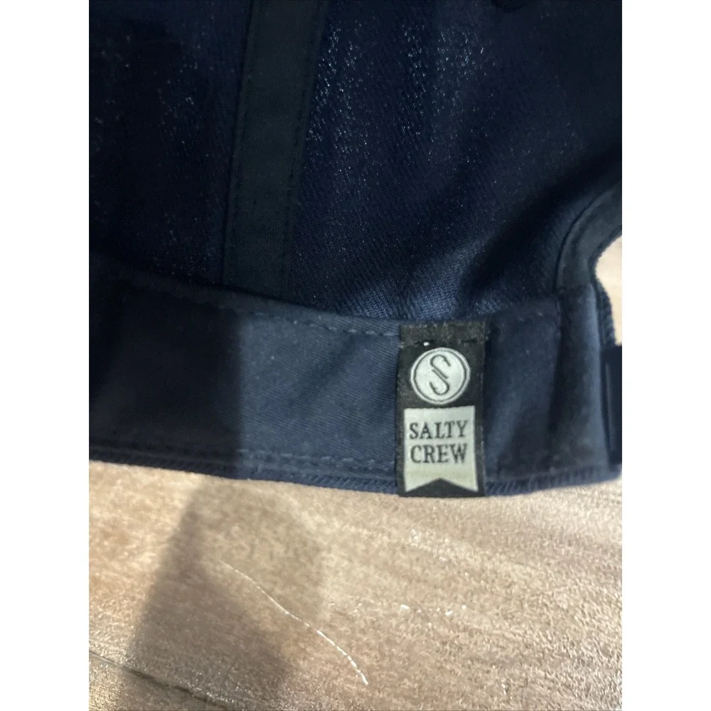 Salty Crew Chasing Tail Cap Hat Adult‎ Beige Wool Acrylic Blend Trucker Snapback